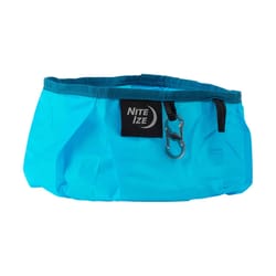 Nite Ize RadDog Blue Collapsible Plastic Pet Bowl For Dogs