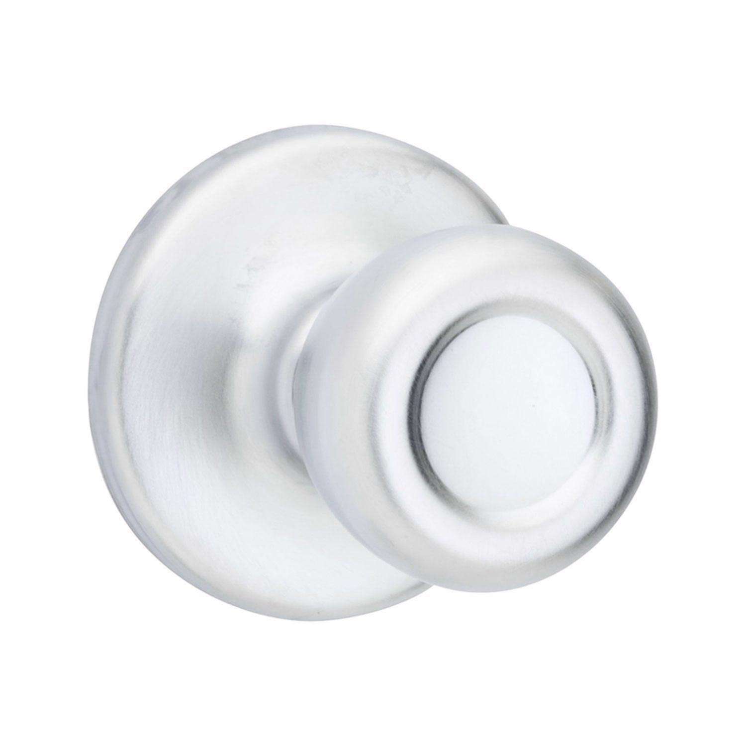 Kwikset Mobile Home Satin Chrome Passage Door Knob Right or Left Handed Kwikset Mobile Home Satin Chrome Passage Door Knob Right or Left Handed