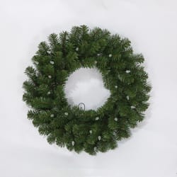Celebrations 24 in. D LED Prelit Multicolored LED and Multi-Function Northern Pine Wreath