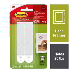 3M Command Extra Large Foam Strips 36 in. L 4 pk