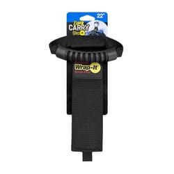 Wrap-It Storage Easy Carry 2.5 in. W X 22 in. L Black Storage Straps 50 lb 1 pk