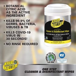 Krud Kutter Pro Citrus Scent Disinfecting Wipes 160 ct 1 pk