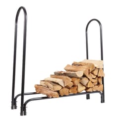 Panacea Black Powder Coated Steel Log Rack