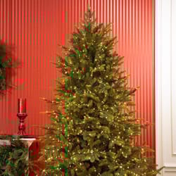 Holiday Bright Lights 7-1/2 ft. Full LED 2250 ct Emerald Pine Sparkle Color Changing Christmas Tree