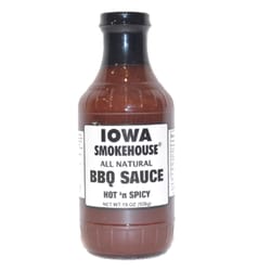 IOWA SMOKEHOUSE Hot 'n Spicy BBQ Sauce 19 oz