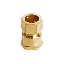 ATC 5/8 in. Compression 1/2 in. D FPT Brass Coupling