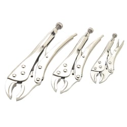 Performance Tool 3 pc Drop Forged Steel Locking Pliers Set