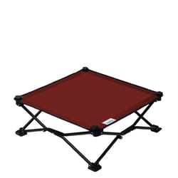 Coolaroo Red Polyethylene Pet Bed 8 in. H X 30 in. W X 30 in. L