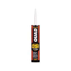 OSI Quad White Elastomeric Polymers Door/Siding/ Window Sealant 10 oz