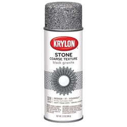 Krylon Stone Coarse Black Granite Texture Spray 12 oz