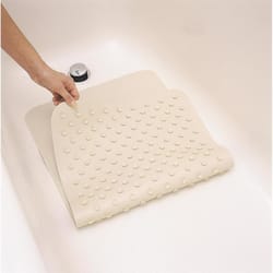 Duck 32 in. L X 17 in. W White Rubber Bath Mat Latex Free