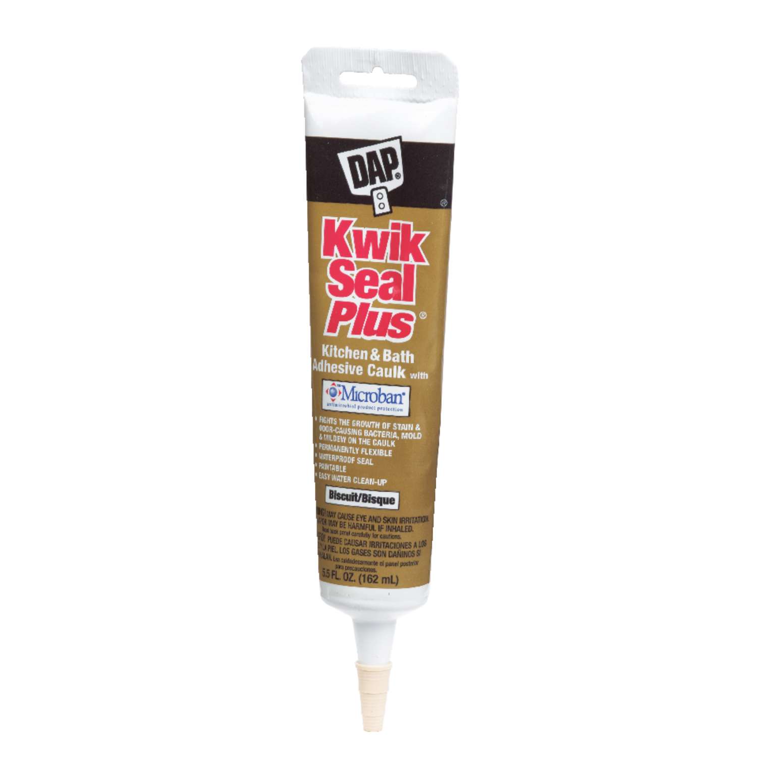 DAP Kwik Seal Biscuit Siliconized Latex Adhesive Caulk 5.5 oz Ace