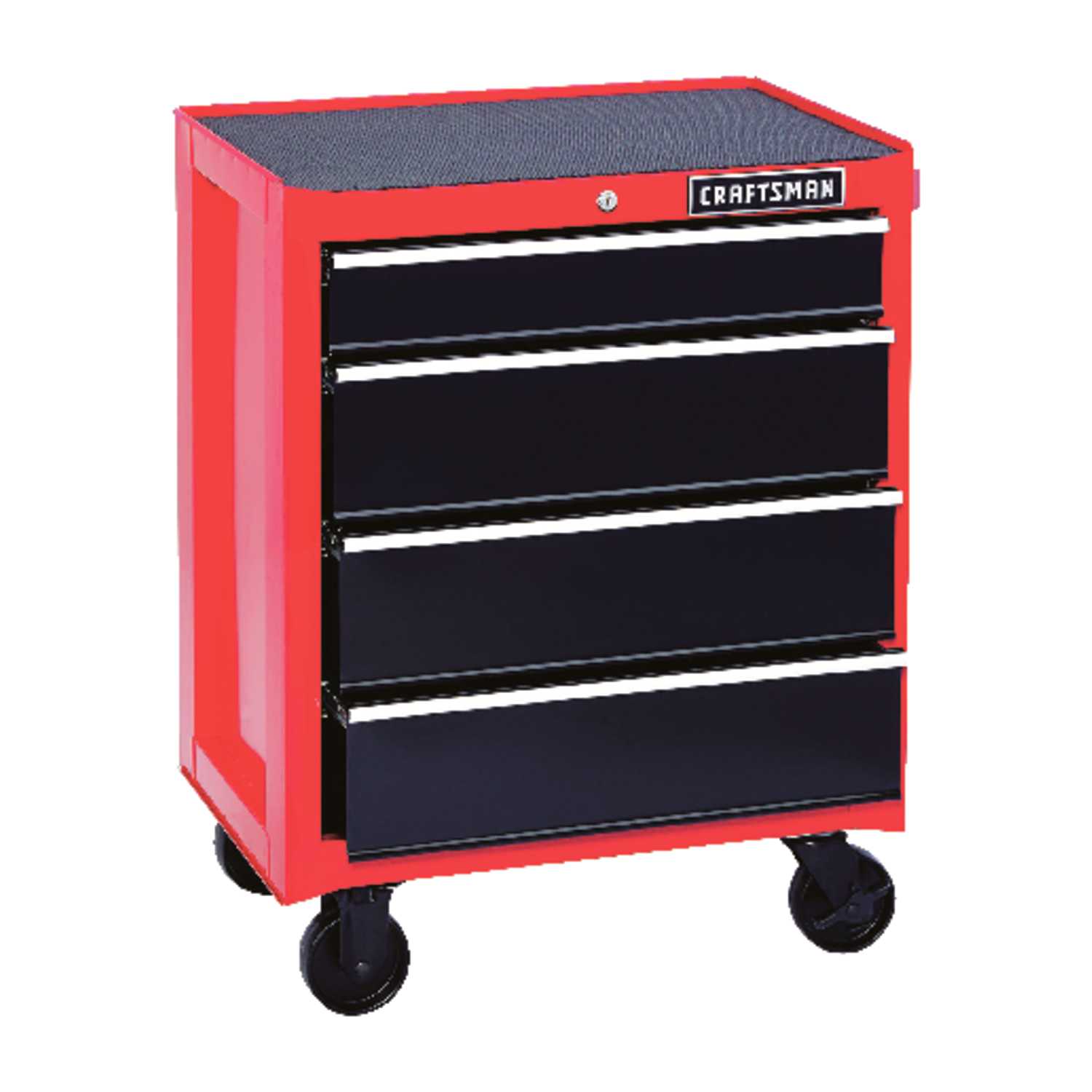 Craftsman 26 1 2 In 4 Drawer Steel Rolling Tool Cabinet 34 In H