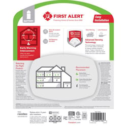 First Alert Wireless Interconnect Battery-Powered Photoelectric Smoke and Carbon Monoxide Detector