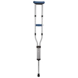 Carex Blue Folding Crutches Aluminum/Plastic 59 in. H X 8 in. L
