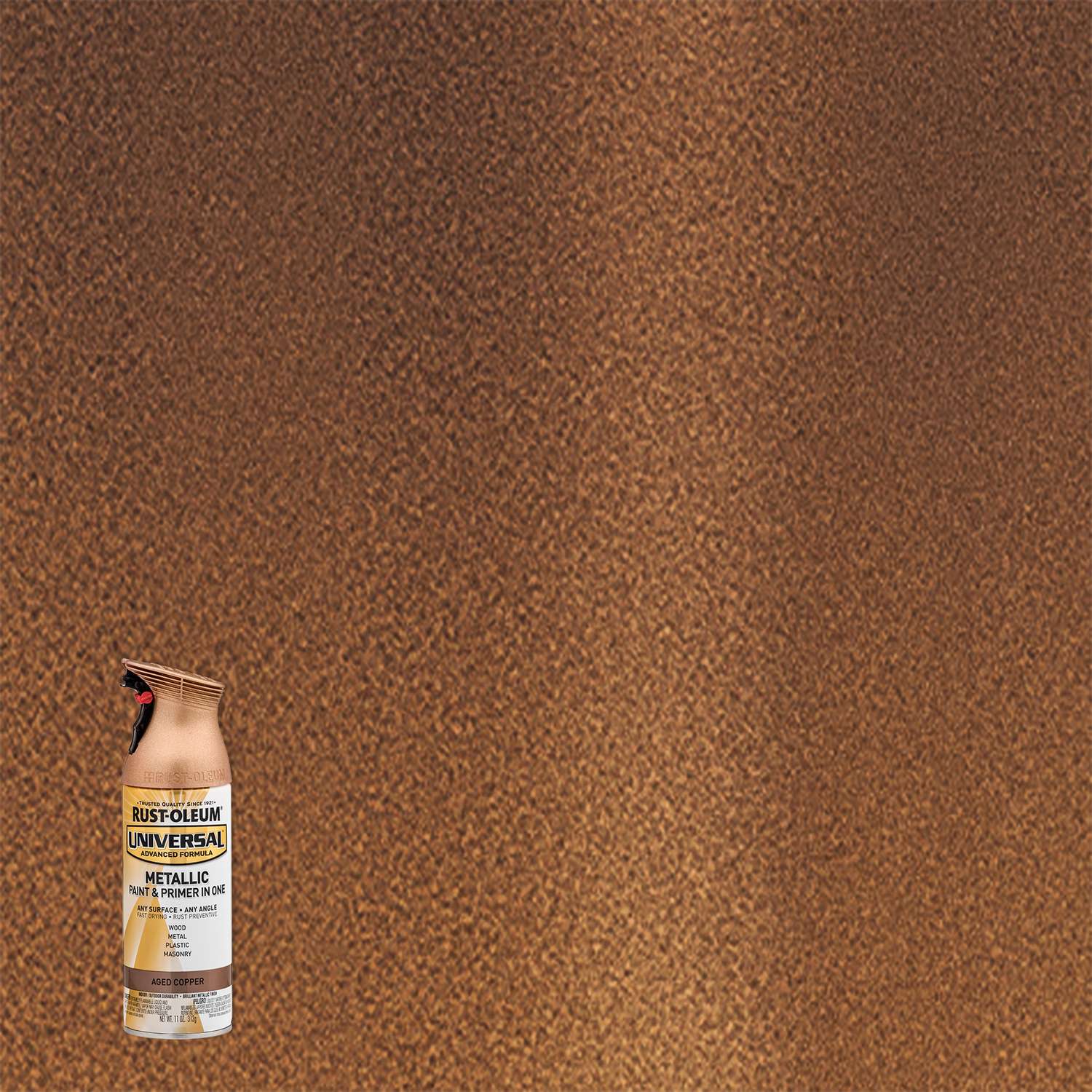 Rust-Oleum Universal Aged Copper Metallic Spray Paint 11 oz - Ace Hardware
