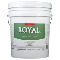 Royal Flat Tint Base Ultra White Base Paint Exterior 5 gal