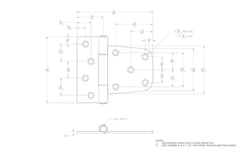 Ace 4.5 in. L Galvanized Steel Gate Hinge 1 pk