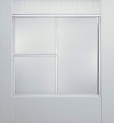 Sterling 56-1/4 in. H X 59-3/8 in. W Silver Framed Shower Door
