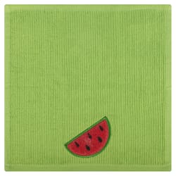 Mu Kitchen Scrubsy Green Cotton Watermelon Dish Cloth 1 pk