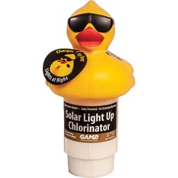 Game Solar Light Floating Chlorine Dispenser 6 in. H X 12 in. W X 12 in. L