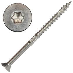 Screw Products AXIS No. 10 X 3 in. L Star Stainless Steel Coarse Wood Screws 60 pk