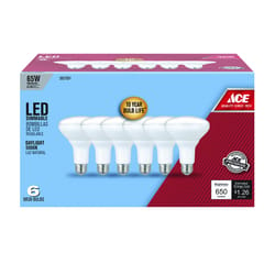 Ace BR30 E26 (Medium) LED Bulb Daylight 65 Watt Equivalence 6 pk