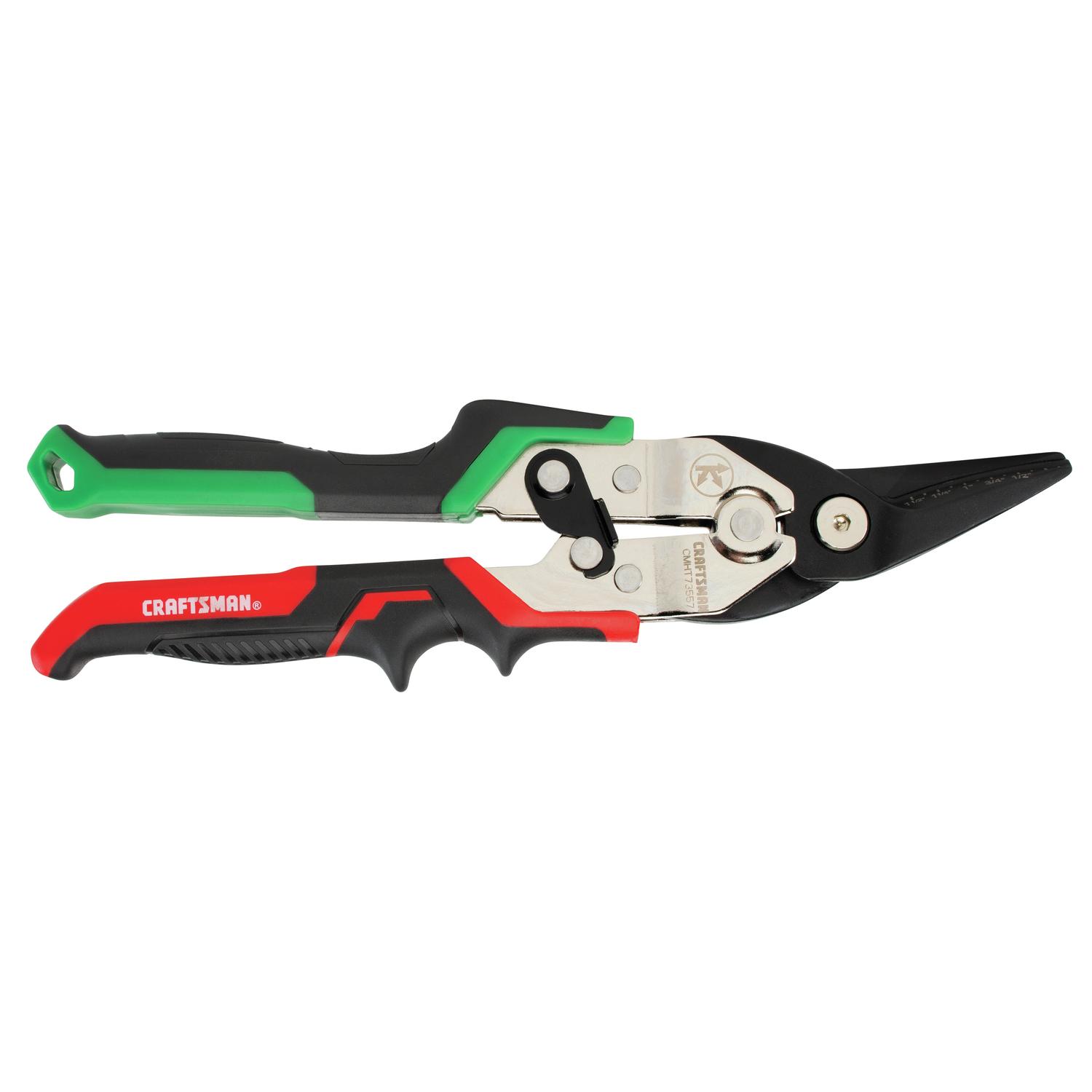 冬ギフト  Craftsman Snips Aviation Cut Right Steel Stainless in. 11.9 メンテナンス