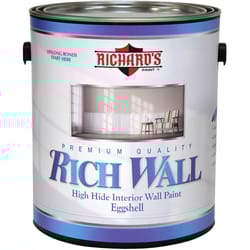 Richard's Paint Rich Wall Eggshell Tint Base Interior Latex Wall+Trim Paint Interior 1 gal