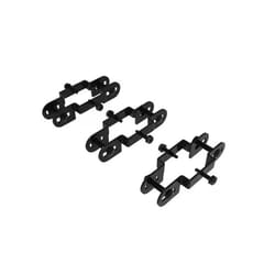 Fortress Building Products Versai Black Steel Fence Bracket