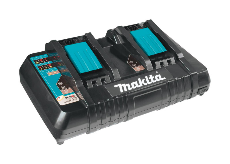 Photos - Battery Charger Makita DC18RD 18 V Lithium-Ion Dual  1 pc 