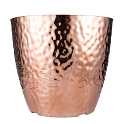 Misco 10 in. D Resin Planter Copper