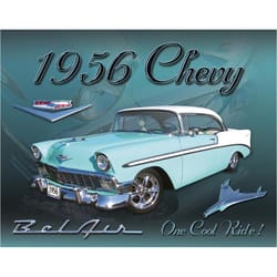 Desperate Enterprises Chevy 1956 Bel Air Sign Metal 1 pk