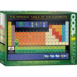 Eurographics The Periodic Table of the Elements Jigsaw Puzzles Multicolored 1000 pc