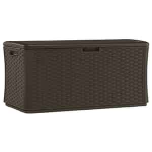 Suncast  Plastic  27 in. H x 55 in. W x 28.5 in. D Brown  Deck Box 