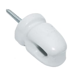 Zareba Ceramic Lag Screw Insulators White