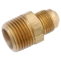 Anderson Metals 3/8 in. Male Flare in. X 1/8 in. D MIP Brass Adapter