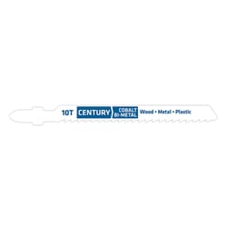 Century Drill & Tool 3-5/8 in. Bi-Metal T-Shank Jig Saw Blade 10 TPI 1 pk