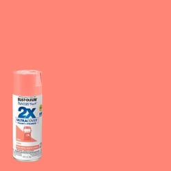 Rust-Oleum Painter's Touch 2X Ultra Cover Gloss Coral Paint+Primer Spray Paint 12 oz