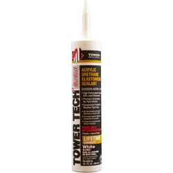 Tower Sealants Tower Tech 2 White Acrylic Urethane Window and Door Sealant 10.1 oz