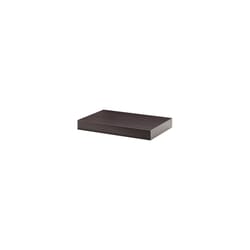 Dolle Big Boy 2 in. H X 17.5 in. W X 9.8 in. D Espresso Particle Board Decorative Wall Shelf