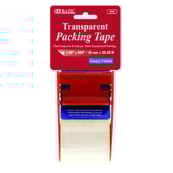 Bazic Products 1.88 in. W X 800 in. L Packaging Tape with Dispenser