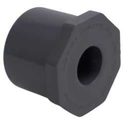 Charlotte Pipe Schedule 80 1-1/2 in. Spigot X 1/2 in. D Slip PVC Reducer Bushing 1 pk