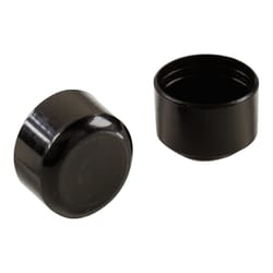 Shepherd Hardware Plastic Leg Tip Black Round 4 pk