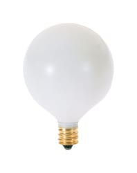 Satco 25 W G16.5 Decorative Incandescent Bulb E12 (Candelabra) Soft White 1 pk