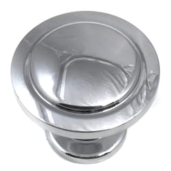 Laurey Newport Transitional Round Cabinet Knob 1-3/8 in. D 1 in. Polished Chrome 1 pk