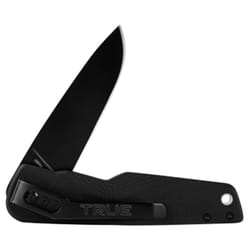 True Black 8CR13MOV Stainless Steel 7.38 in. Ball Bearing Pivot Folding Knife