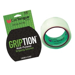 CatTongue Grips Gription Roll White Anti-Slip Tape 2 in. W X 10 ft. L 1 pk