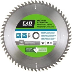 Exchange-A-Blade 10 in. D X 5/8 in. Carbide Finishing Saw Blade 60 teeth 1 pk