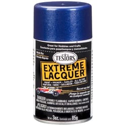 Testors Extreme Lacquer Gloss De Ja Blue Spray Paint 3 oz